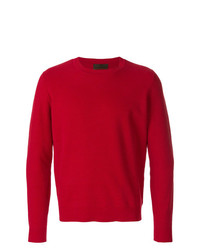 roter Pullover mit einem Rundhalsausschnitt von Altea