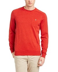 roter Pullover mit einem Rundhalsausschnitt von Ben Sherman