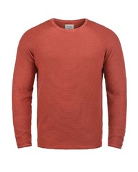 roter Pullover mit einem Rundhalsausschnitt von BLEND