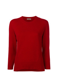 roter Pullover mit einem Rundhalsausschnitt von Bottega Veneta