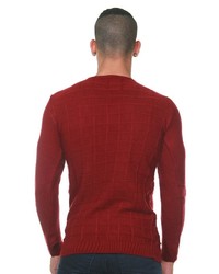 roter Pullover mit einem Rundhalsausschnitt von BULLFROG