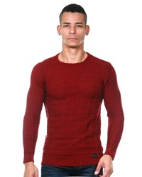 roter Pullover mit einem Rundhalsausschnitt von BULLFROG