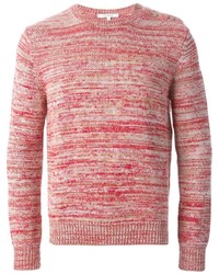 roter Pullover mit einem Rundhalsausschnitt von Carven