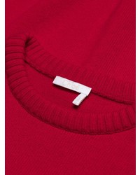 roter Pullover mit einem Rundhalsausschnitt von Chloé