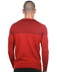 roter Pullover mit einem Rundhalsausschnitt von CE&CE