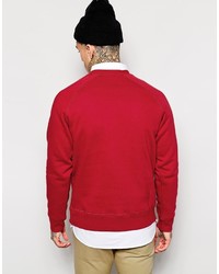 roter Pullover mit einem Rundhalsausschnitt von Carhartt