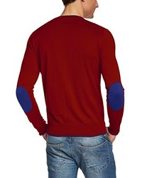 roter Pullover mit einem Rundhalsausschnitt von CMP