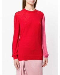 roter Pullover mit einem Rundhalsausschnitt von Marni