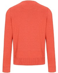 roter Pullover mit einem Rundhalsausschnitt von COMMANDER