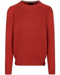 roter Pullover mit einem Rundhalsausschnitt von COMMANDER