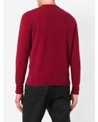 roter Pullover mit einem Rundhalsausschnitt von Ballantyne