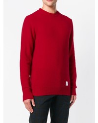 roter Pullover mit einem Rundhalsausschnitt von Department 5