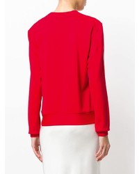 roter Pullover mit einem Rundhalsausschnitt von Area