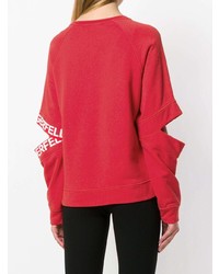 roter Pullover mit einem Rundhalsausschnitt von Karl Lagerfeld