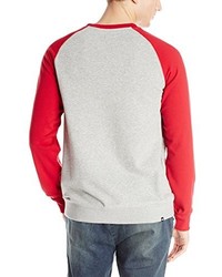 roter Pullover mit einem Rundhalsausschnitt von DC Clothing