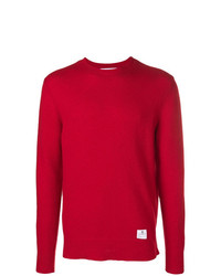 roter Pullover mit einem Rundhalsausschnitt von Department 5
