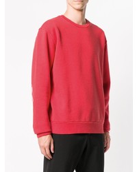 roter Pullover mit einem Rundhalsausschnitt von Maison Margiela