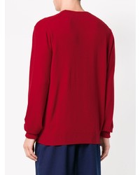 roter Pullover mit einem Rundhalsausschnitt von Ballantyne