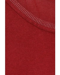 roter Pullover mit einem Rundhalsausschnitt von Frapp