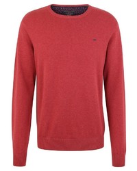 roter Pullover mit einem Rundhalsausschnitt von Funky Buddha