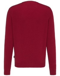 roter Pullover mit einem Rundhalsausschnitt von Fynch Hatton