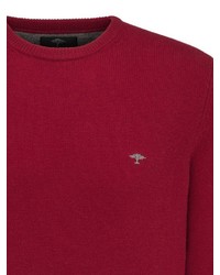 roter Pullover mit einem Rundhalsausschnitt von Fynch Hatton