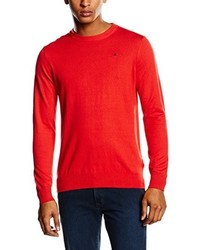 roter Pullover mit einem Rundhalsausschnitt von Gaastra