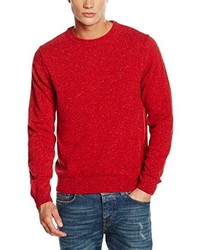 roter Pullover mit einem Rundhalsausschnitt von Gant