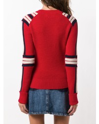 roter Pullover mit einem Rundhalsausschnitt von Isabel Marant Etoile