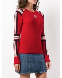 roter Pullover mit einem Rundhalsausschnitt von Isabel Marant Etoile