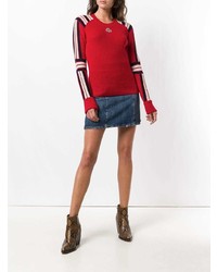 roter Pullover mit einem Rundhalsausschnitt von Isabel Marant Etoile