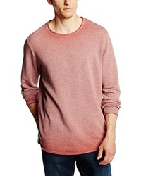 roter Pullover mit einem Rundhalsausschnitt von JACK & JONES VINTAGE