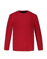 roter Pullover mit einem Rundhalsausschnitt von JP1880