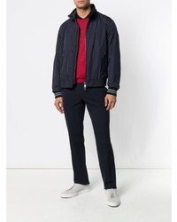 roter Pullover mit einem Rundhalsausschnitt von BOSS HUGO BOSS