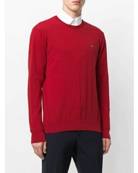 roter Pullover mit einem Rundhalsausschnitt von Etro