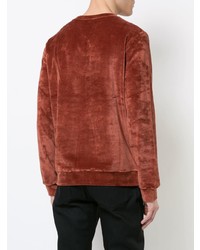 roter Pullover mit einem Rundhalsausschnitt von A.P.C.