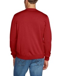 roter Pullover mit einem Rundhalsausschnitt von Maerz