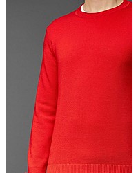 roter Pullover mit einem Rundhalsausschnitt von MAERZ Muenchen