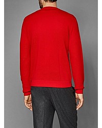 roter Pullover mit einem Rundhalsausschnitt von MAERZ Muenchen