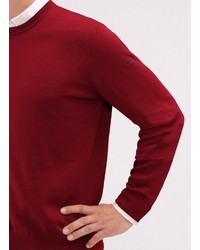 roter Pullover mit einem Rundhalsausschnitt von MAERZ Muenchen