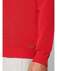 roter Pullover mit einem Rundhalsausschnitt von MAERZ Muenchen