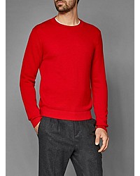 roter Pullover mit einem Rundhalsausschnitt von MAERZ Muenchen