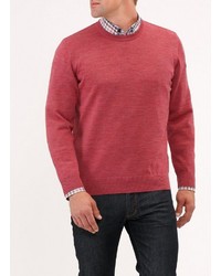 roter Pullover mit einem Rundhalsausschnitt von MAERZ Muenchen