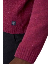 roter Pullover mit einem Rundhalsausschnitt von Marc O'Polo