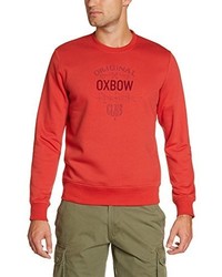roter Pullover mit einem Rundhalsausschnitt von Oxbow