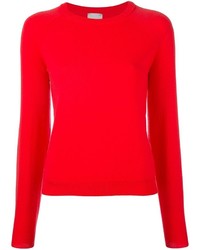 roter Pullover mit einem Rundhalsausschnitt von Paul Smith