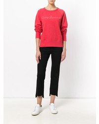 roter Pullover mit einem Rundhalsausschnitt von Rag & Bone