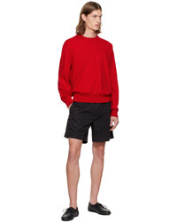 roter Pullover mit einem Rundhalsausschnitt von The Row