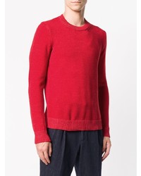 roter Pullover mit einem Rundhalsausschnitt von Nuur