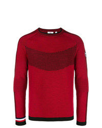roter Pullover mit einem Rundhalsausschnitt von Rossignol